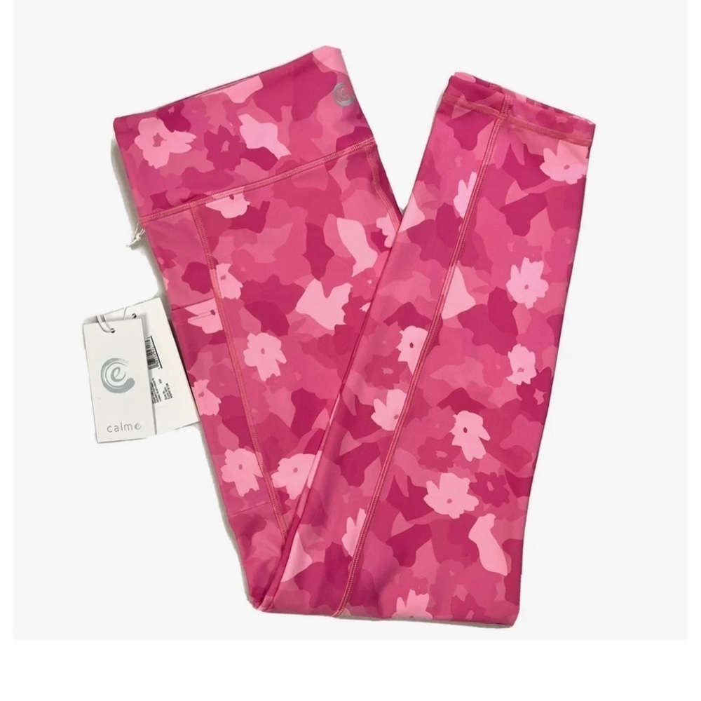 Jonny Was Calme pink Camo Leggings Size XS